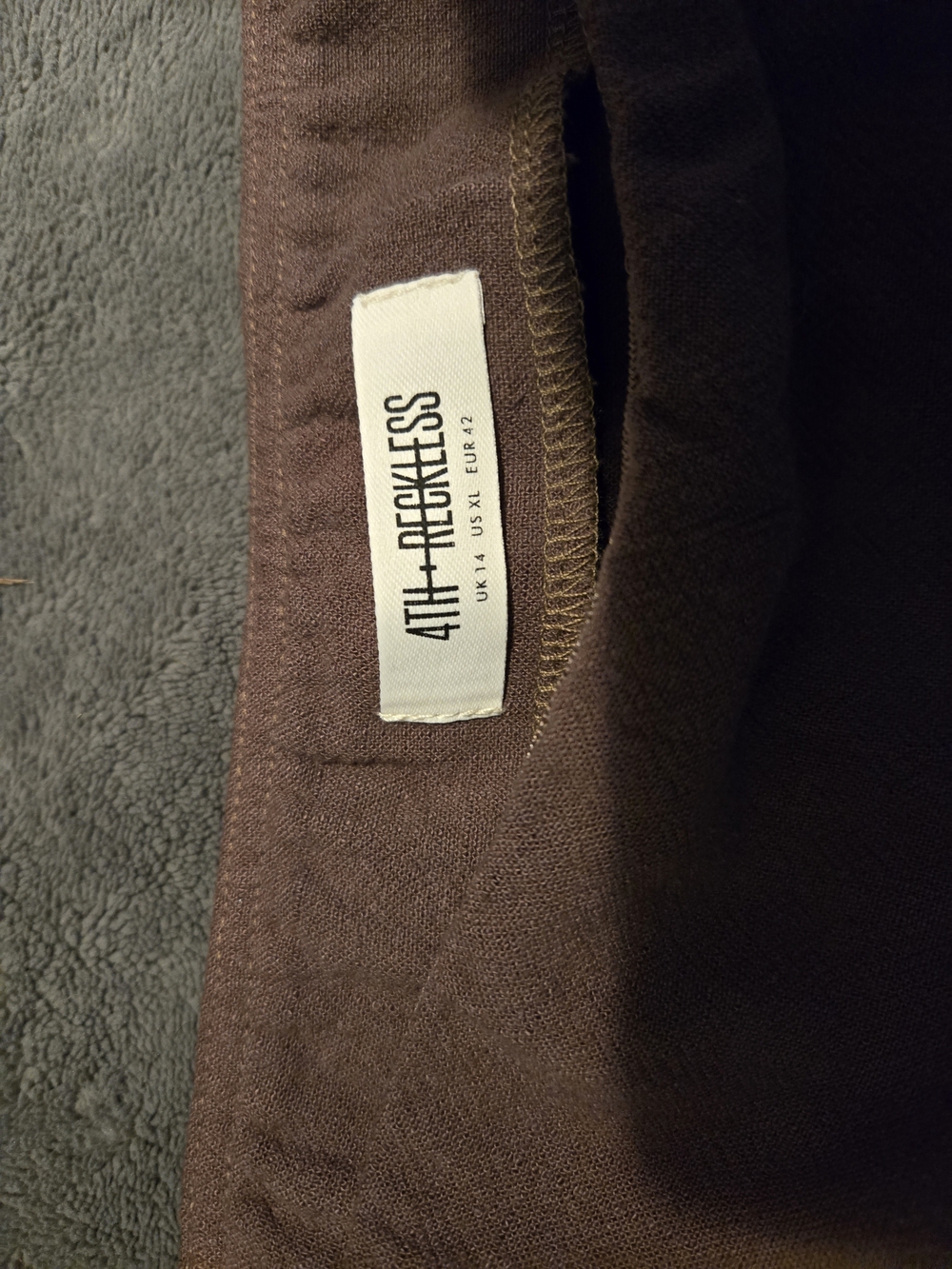 anthropologie 4th and reckless liene blend strapless crop top- Brown - Picture 2 of 4